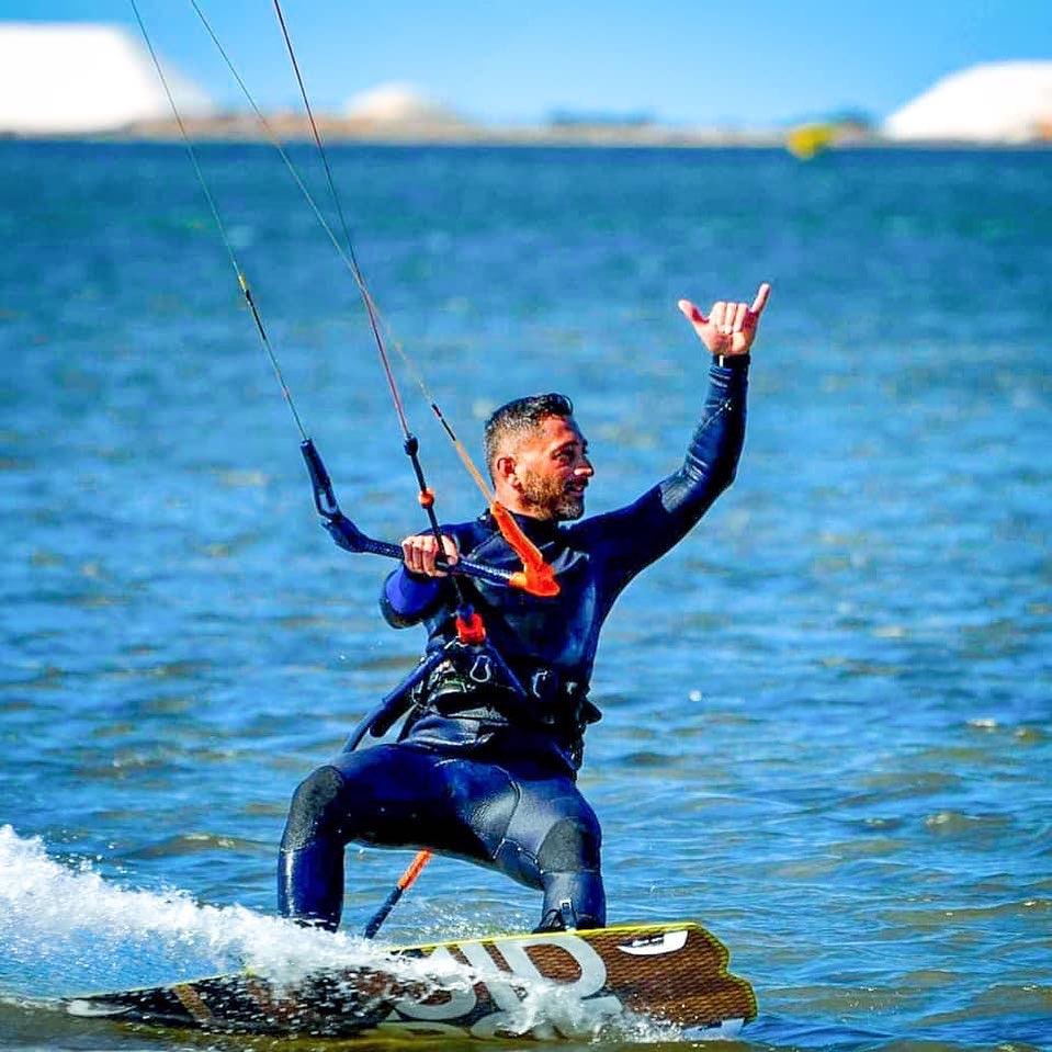Kitesurf Stagnone riding